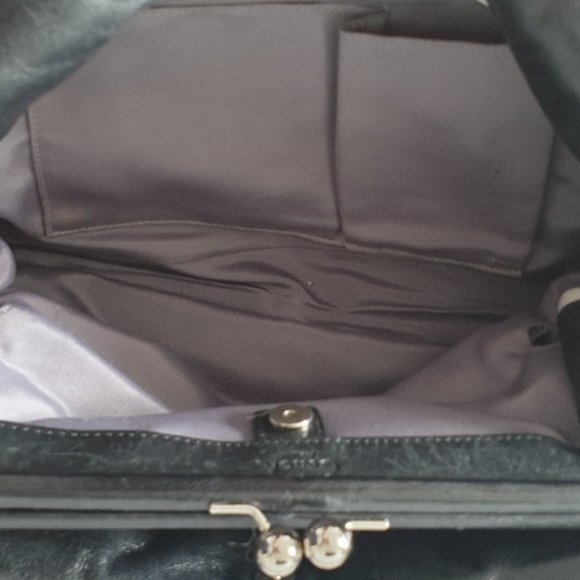 Coach Parker Op Art Kiss Lock Satchel L0893-13441 - Picture 7 of 8